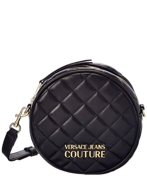 versace jeans round flap dome crossbody umhängetascherosso|Versace Jeans Couture Cross.